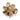 Flower Hair Clip Big - Amber