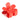 Flower Hair Clip Big - Red