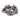 Pearl Scrunchie - Grey