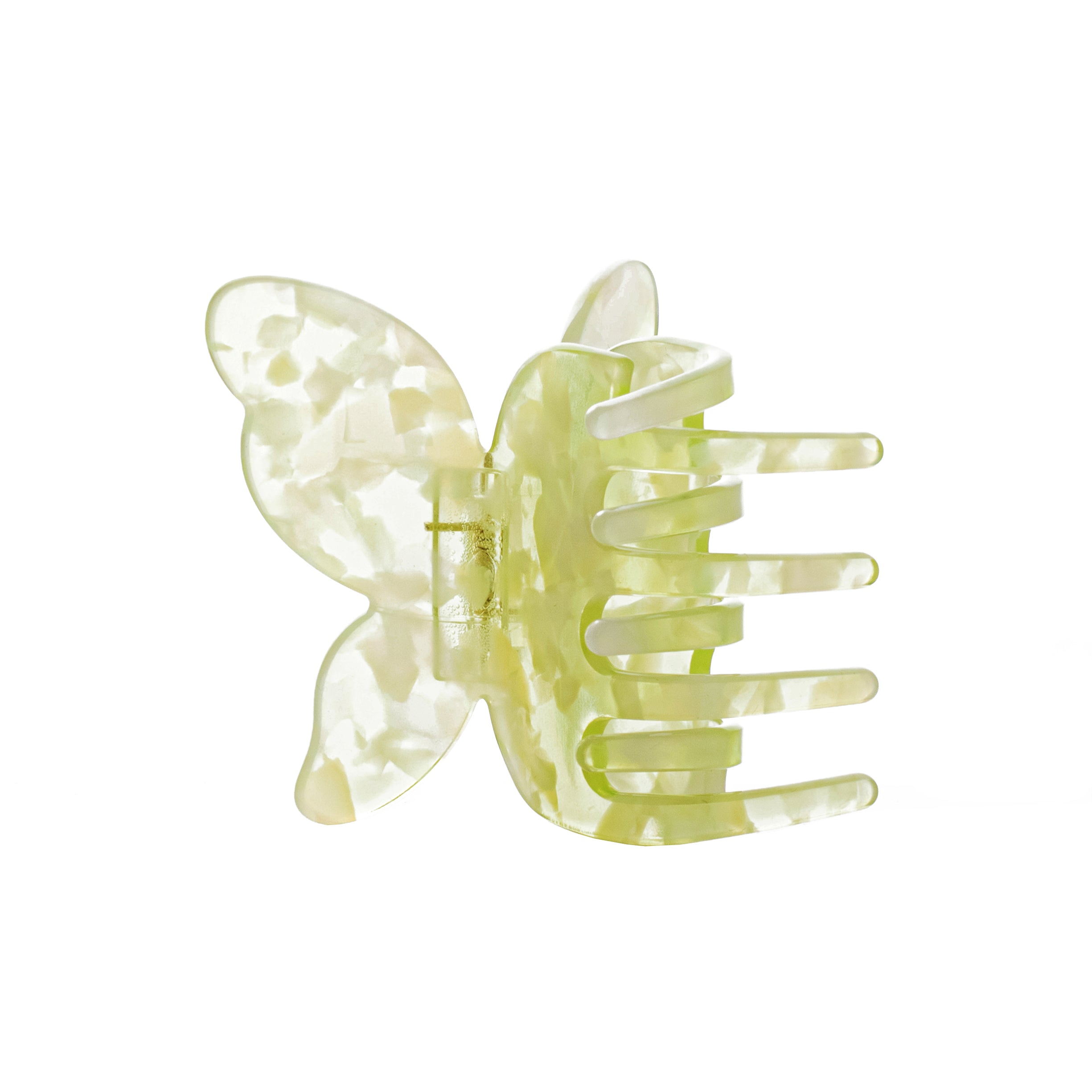 Butterfly Hairclip Big - Lime