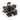 Flower Hair Clip Big - Antracit