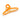 Elegant Hair Clip Big - Orange