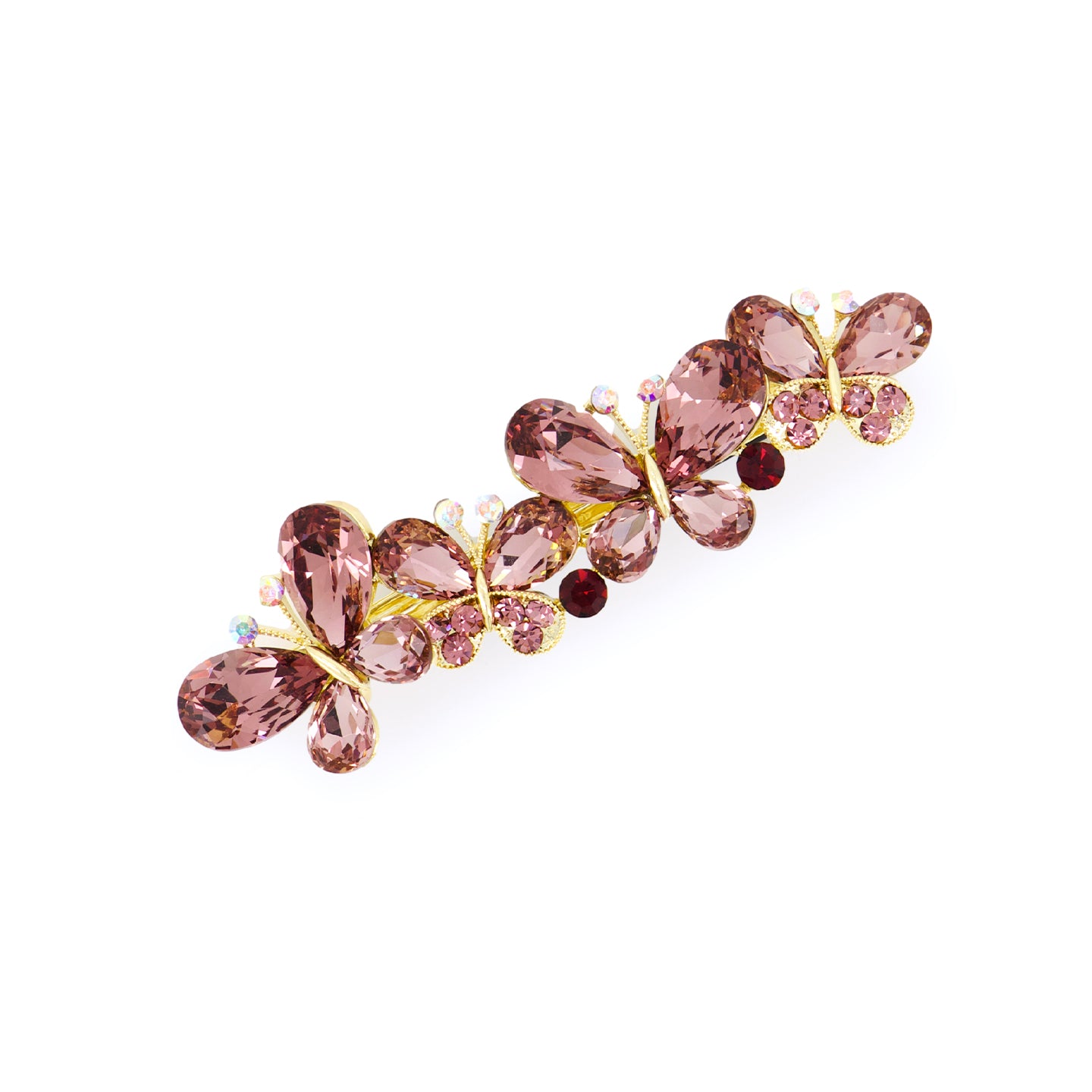 Luxury Barrette Butterfly - Lilac