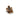 Flower Hair Clip Small - Amber