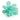 Flower Hair Clip Big - Turquoise
