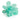 Flower Hair Clip Big - Turquoise