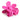 Flower Hair Clip Big - Magenta