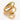 Aura Arm Cuff - Gold