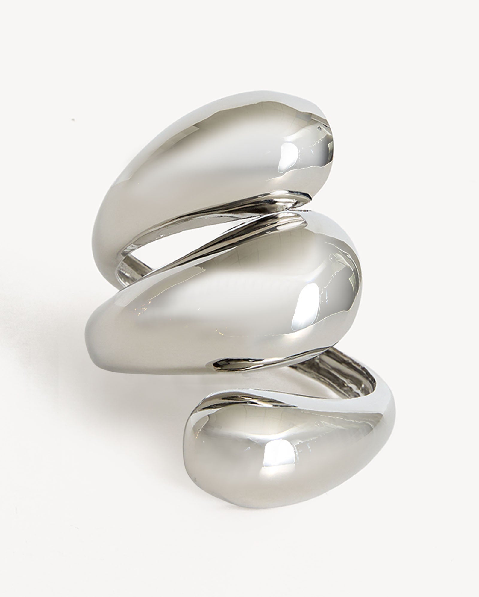 Aura Arm Cuff - Silver