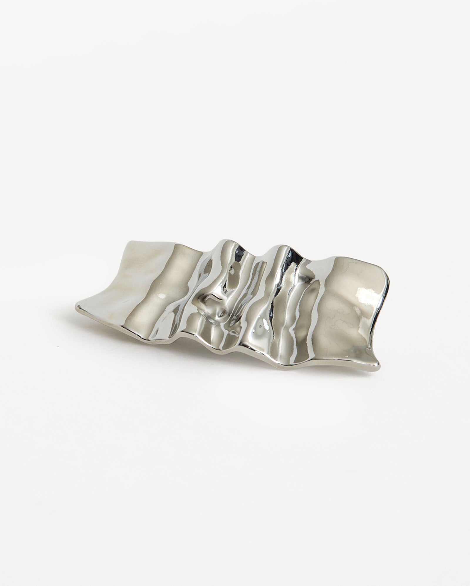 Aurora Flow Barrette - Silver