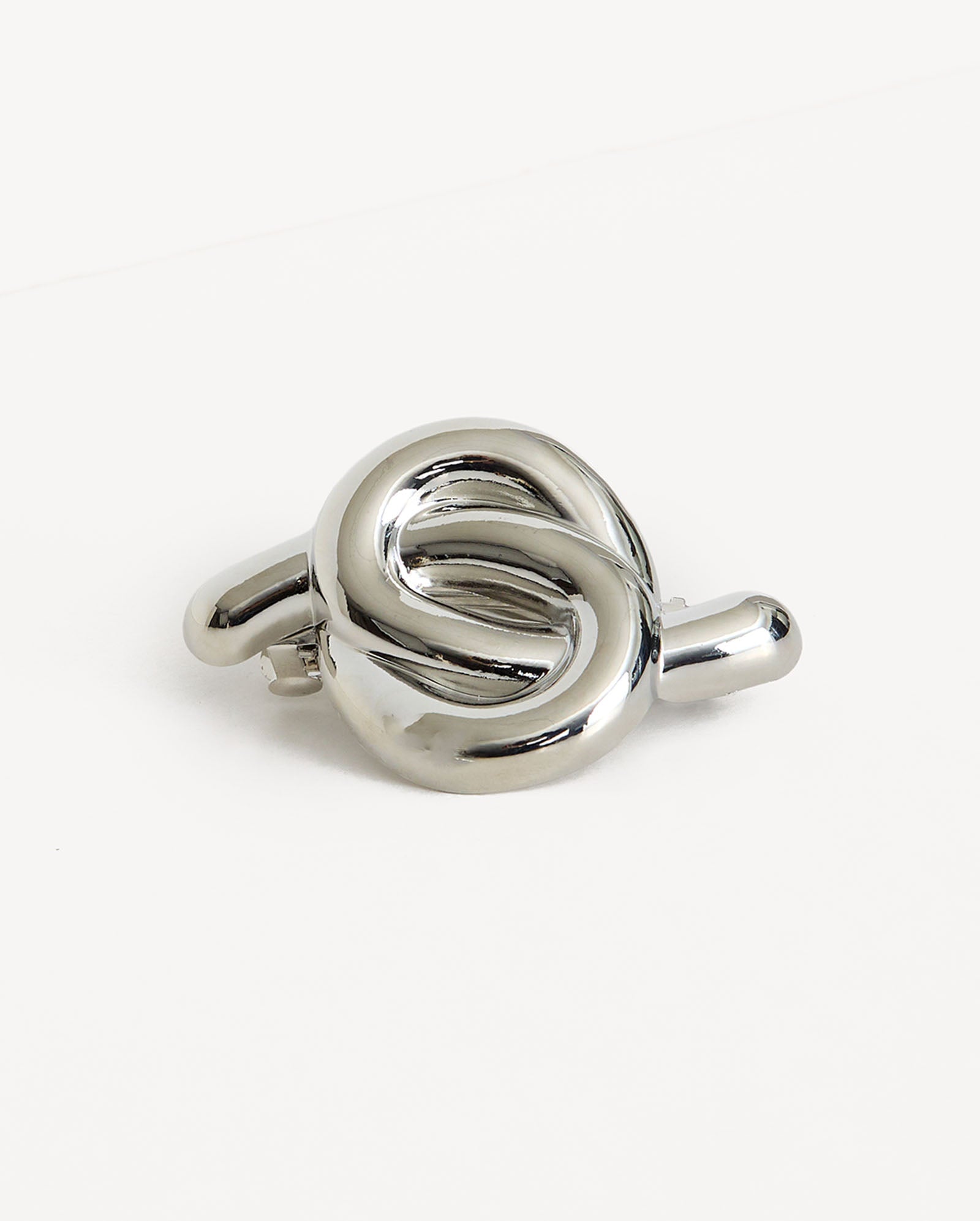 Infinity Barrette - Silver