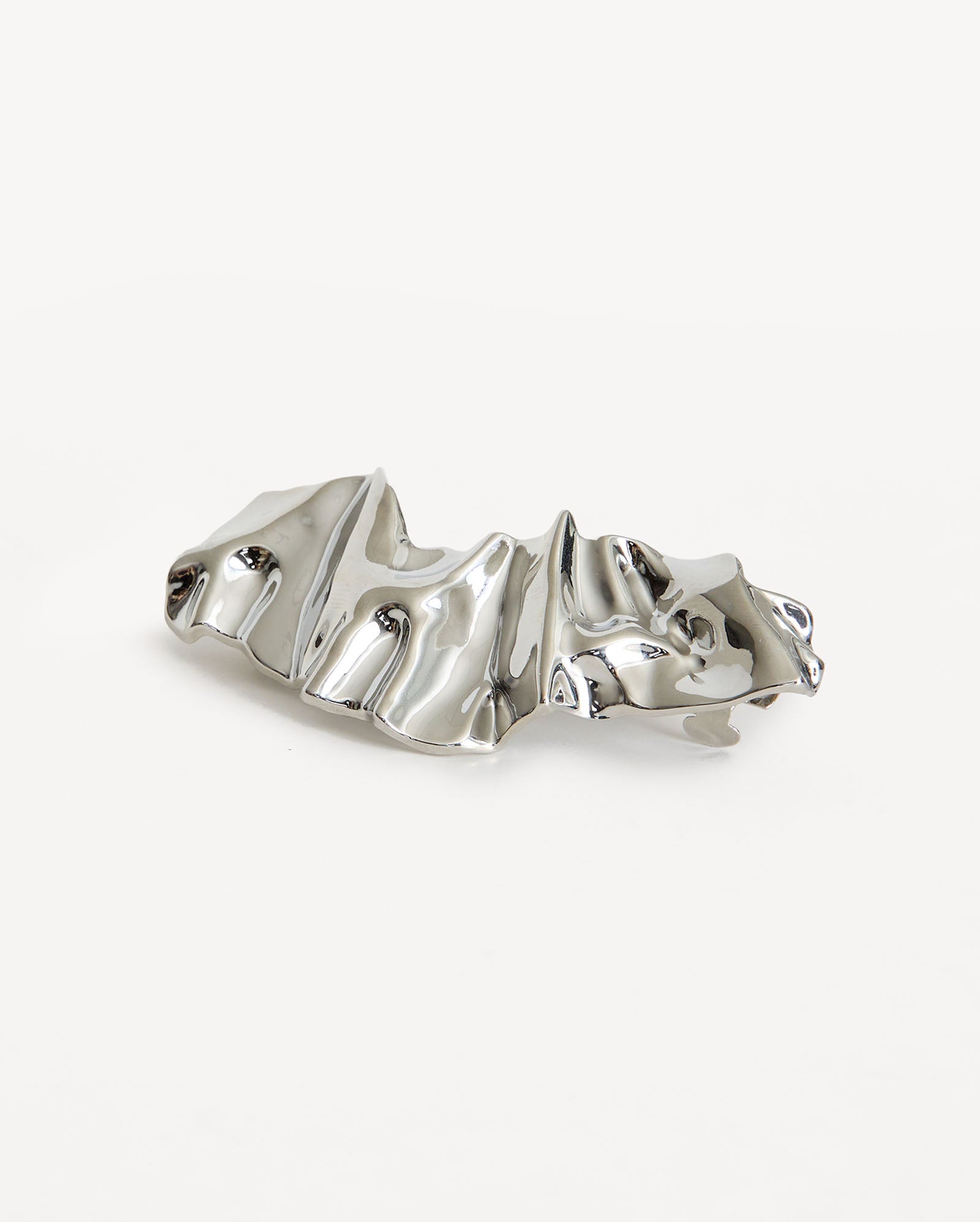 Nova Wave Barrette - Silver