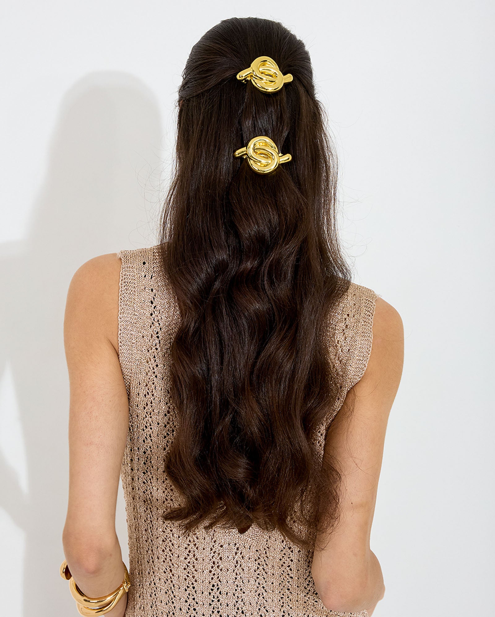 Infinity Barrette - Gold