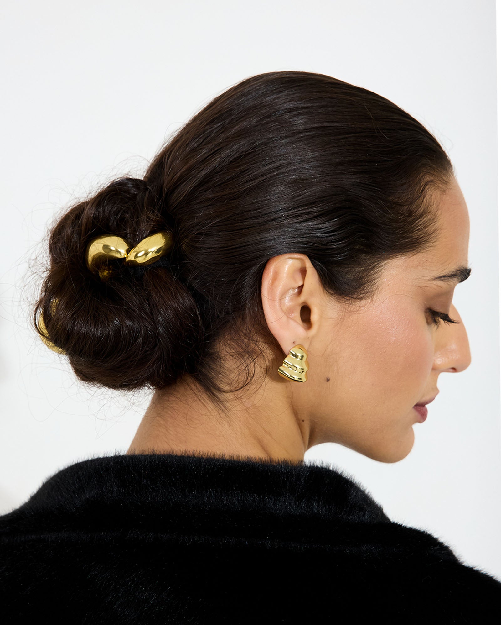 Golden Luna Hair Cuff – Mini