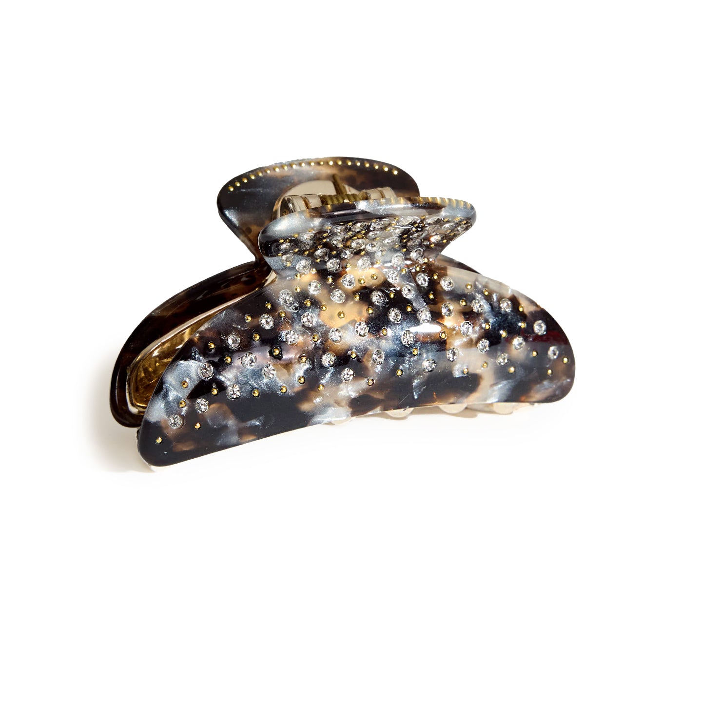 Hairclip Elina - Black Marble