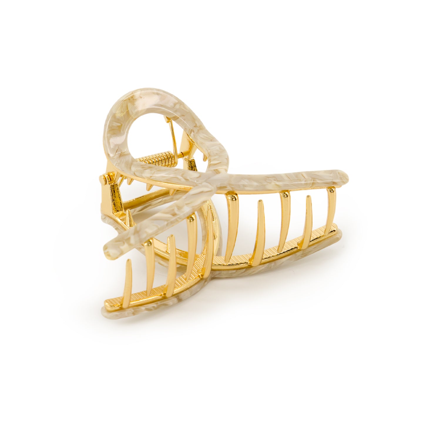 Elegant Hair Clip Small - Sand